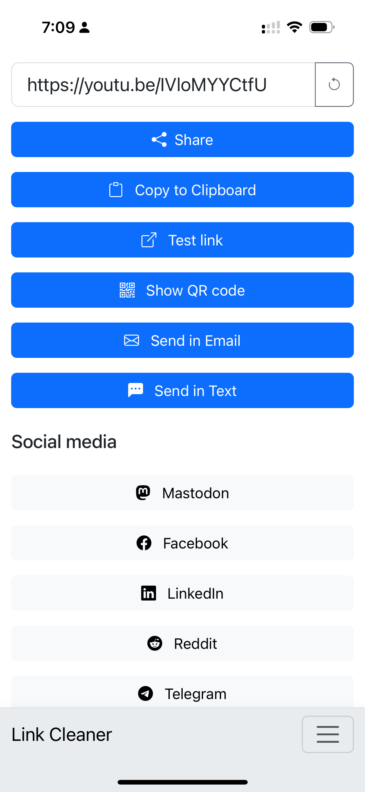 Link Cleaner screenshot